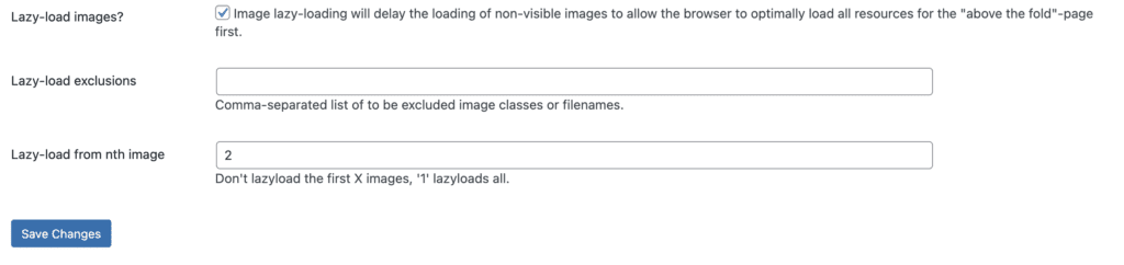 Autoptimize Lazy Load Images